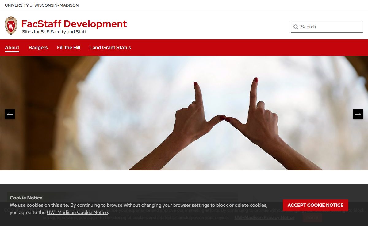 FacStaff Development – Sites for SoE Faculty and Staff – UW–Madison