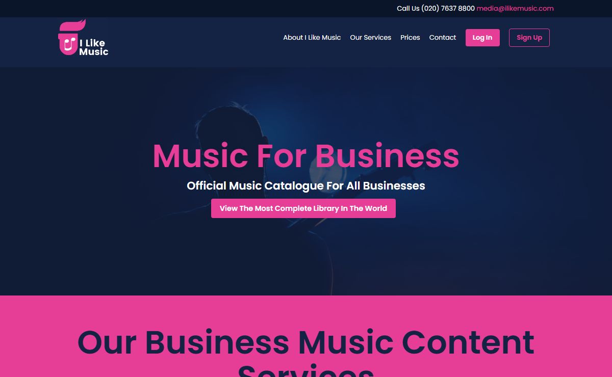 Music for Business - Official Music Catalogue For All Businesses
