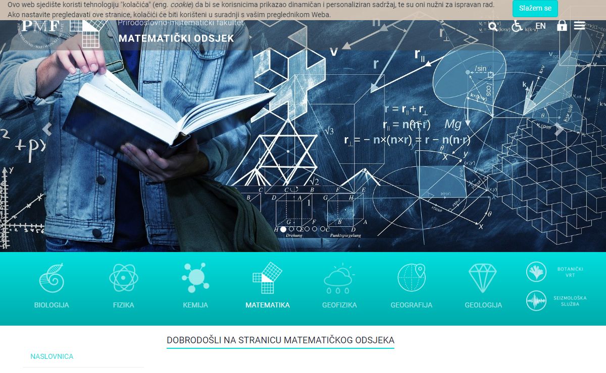 Naslovnica - Matematički odsjek