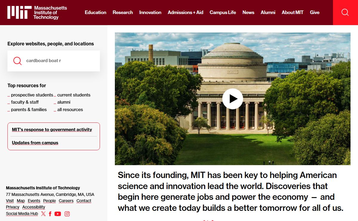 MIT - Massachusetts Institute of Technology