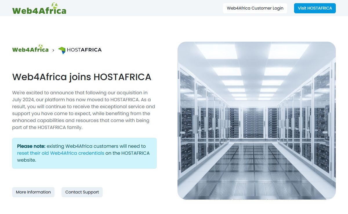 Web4Africa Joins HOSTAFRICA