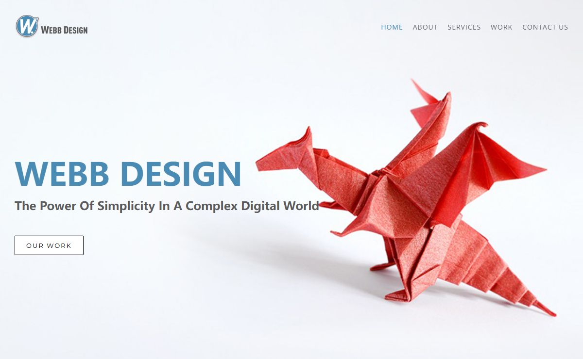 Webb Design – THE POWER OF SIMPLICITY IN A COMPLEX DIGITAL WORLD