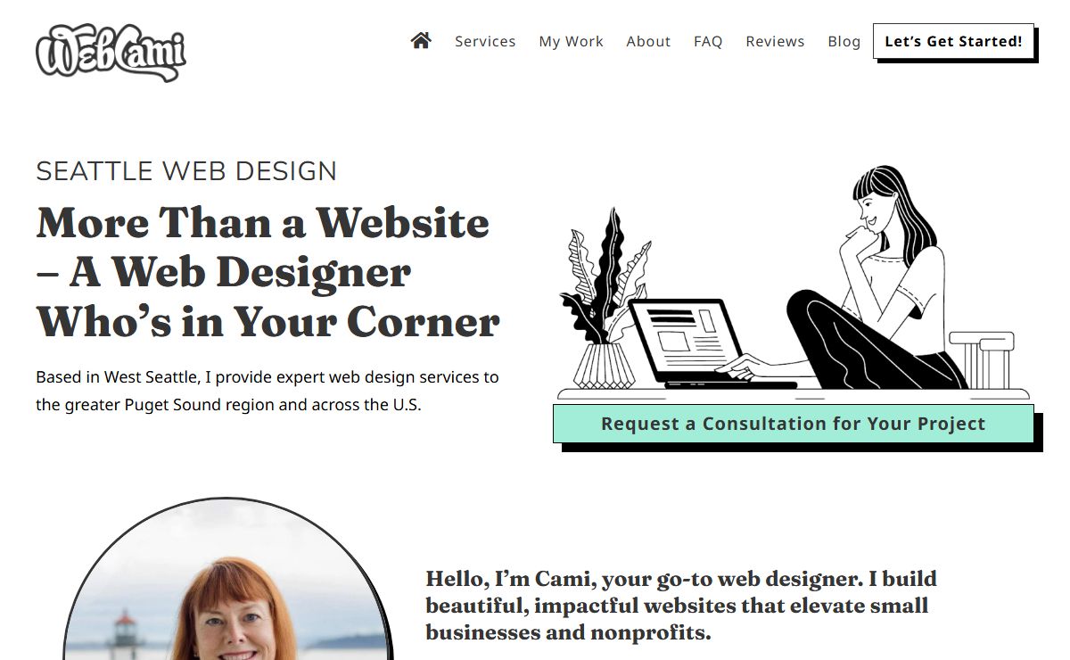 WebCami - West Seattle Web Design - WordPress