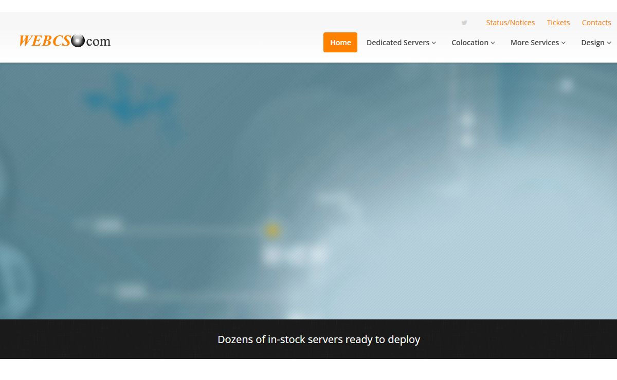 Dedicated Server Hosting and Management - WEBCS.com