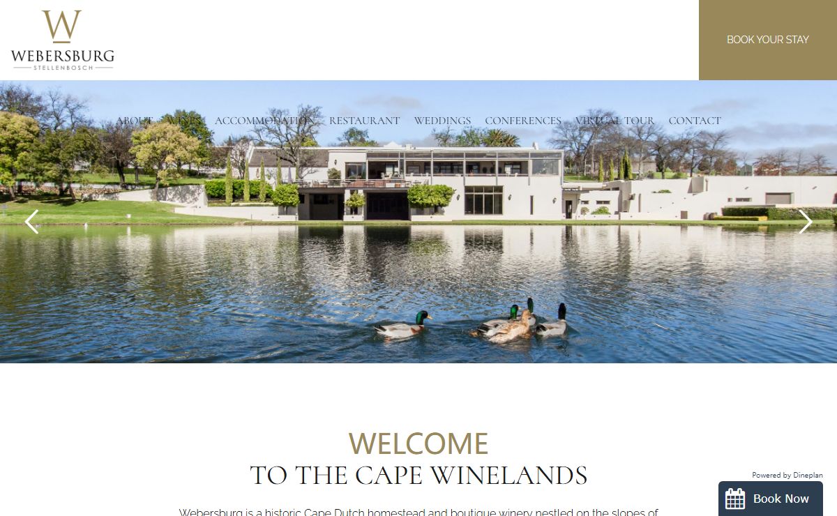 Webersburg Estate – Accommodation, Restaurant and Function Facilities in Stellenbosch