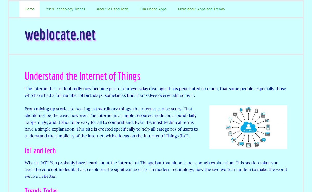 Understand the Internet of Things - weblocate.net