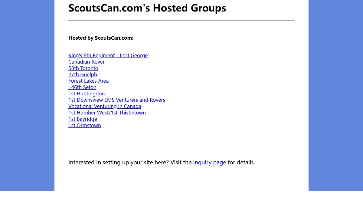 Scoutscan.com - Hosted Groups