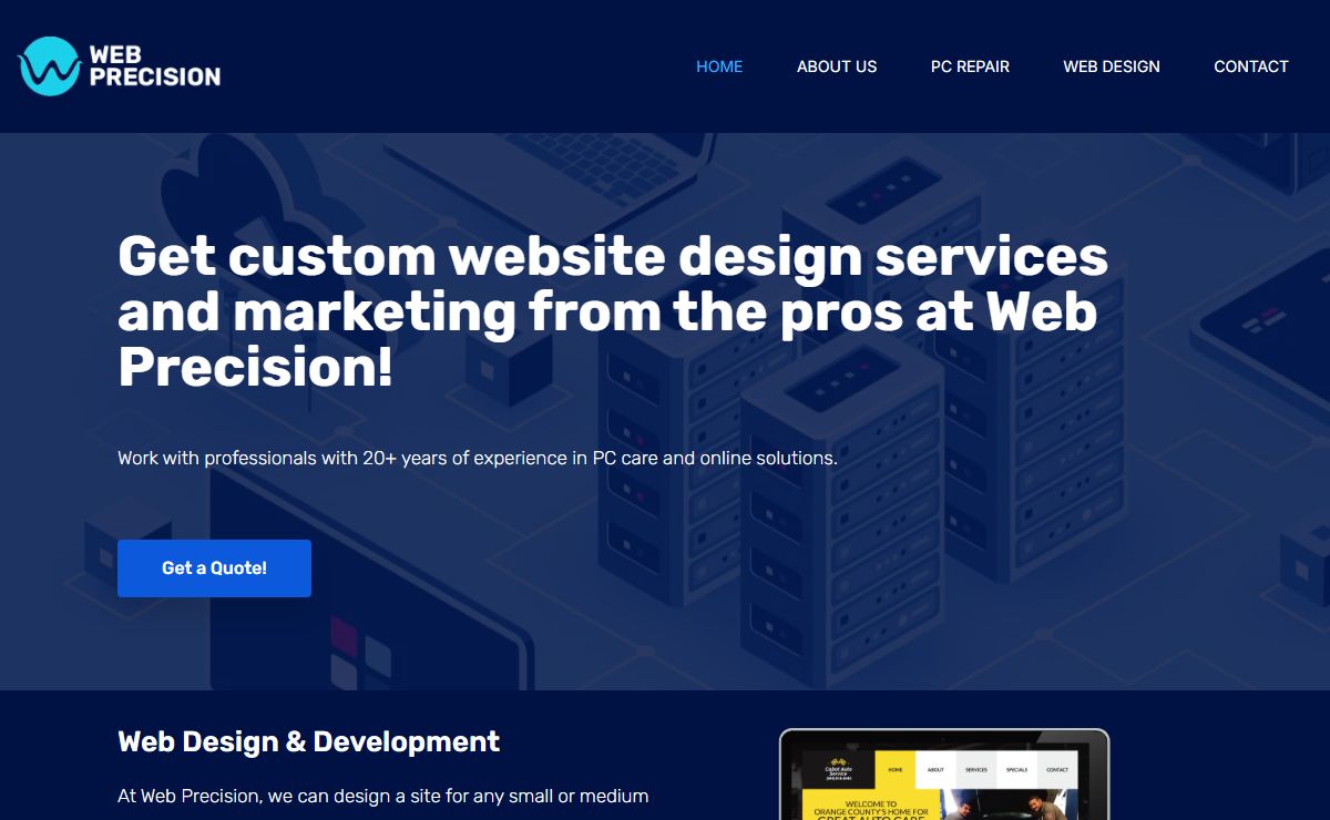 Home - Web Precision