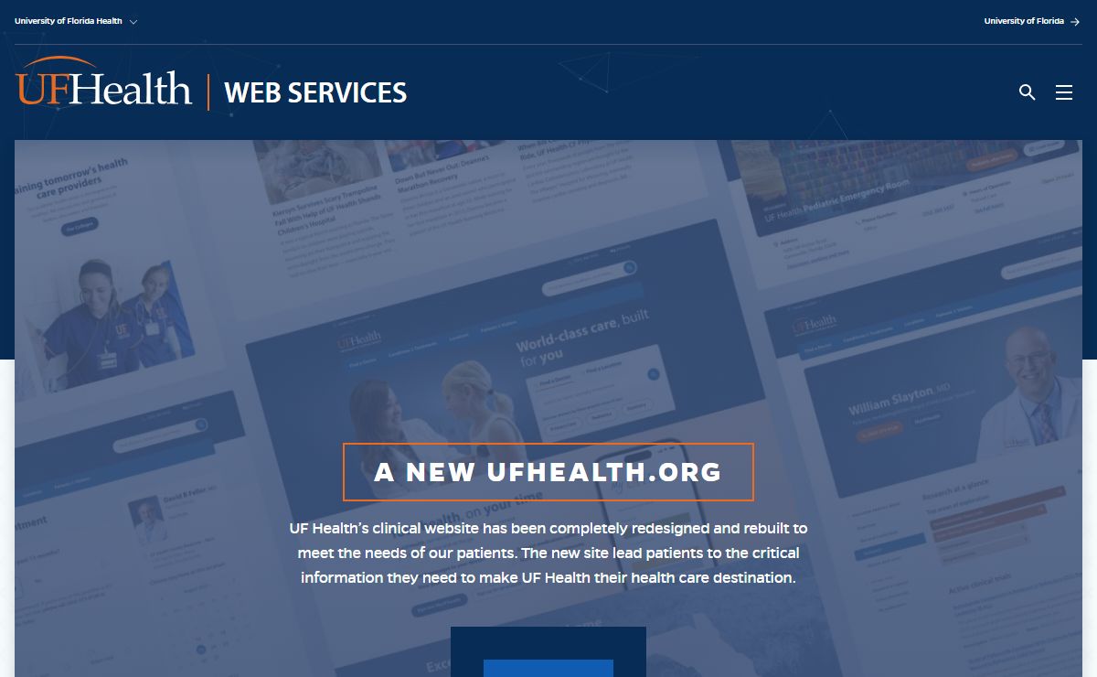 Web Services » UF Health » University of Florida