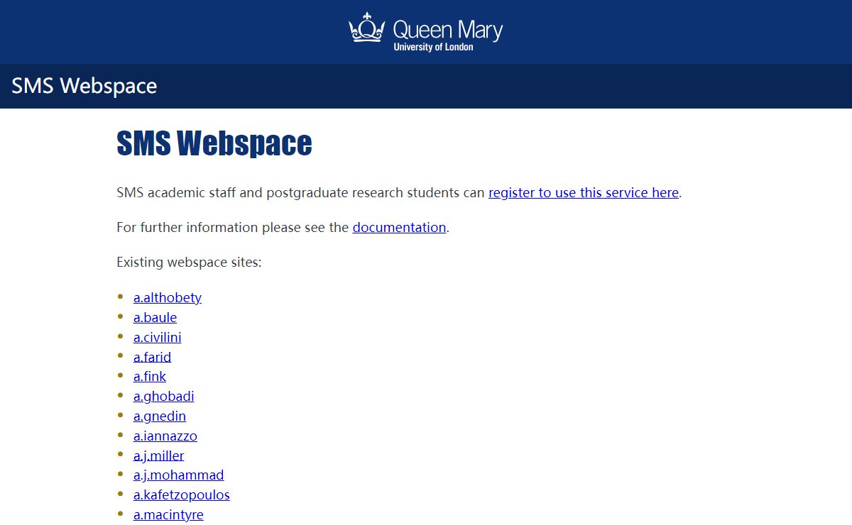 SMS Webspace