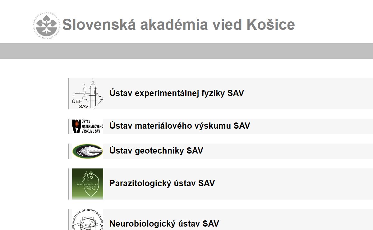 Slovenská akadémia vied Košice