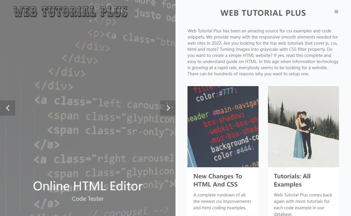 CSS & HTML Blog | WebTutorialPlus