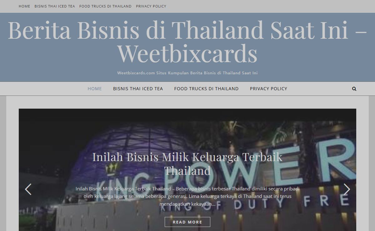 Berita Bisnis di Thailand Saat Ini - Weetbixcards