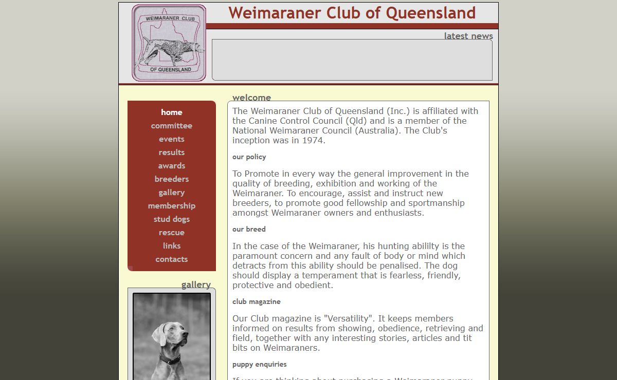 Weimaraner Club of Queensland