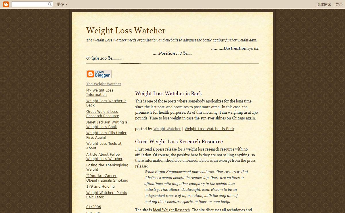 Weight Loss Watcher