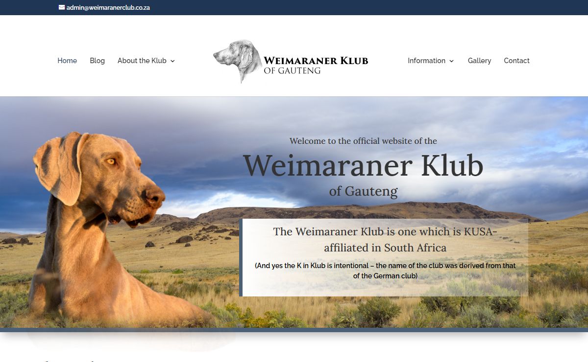 Weimaraner Klub |