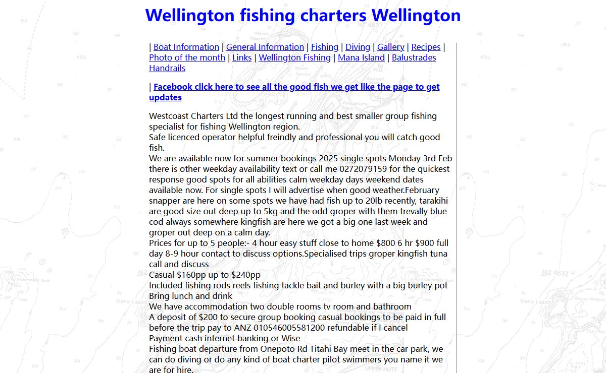 Wellington fishing Mana Kapiti smaller groups available now Winter 2021