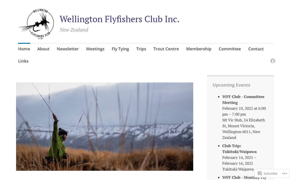 Wellington Flyfishers Club Inc. – New Zealand