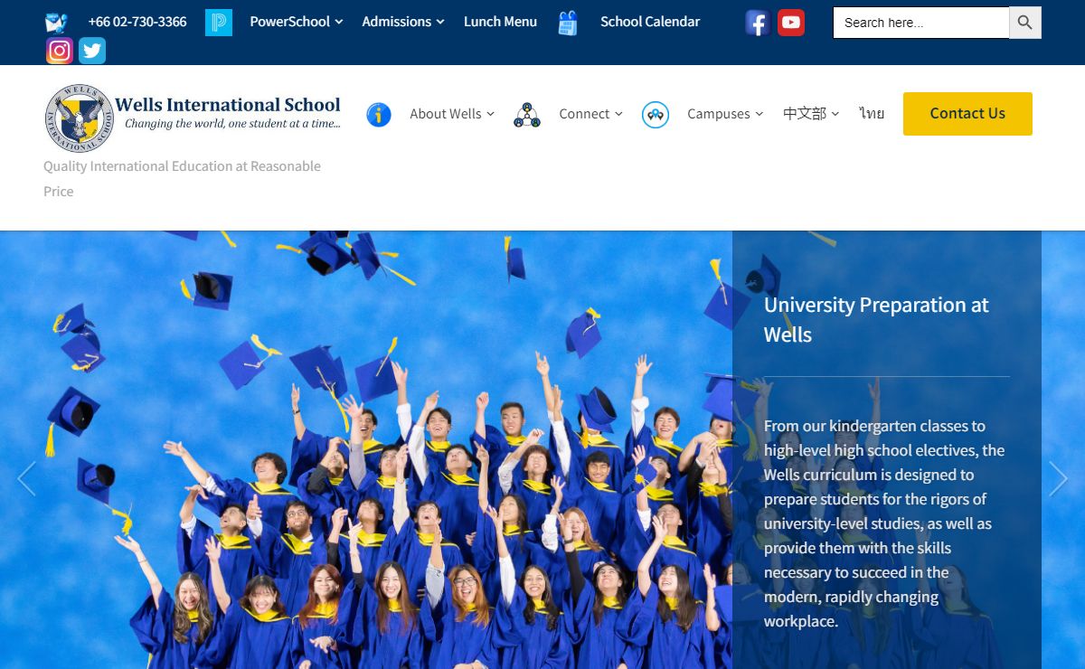 Wells International School Bangkok, Thailand