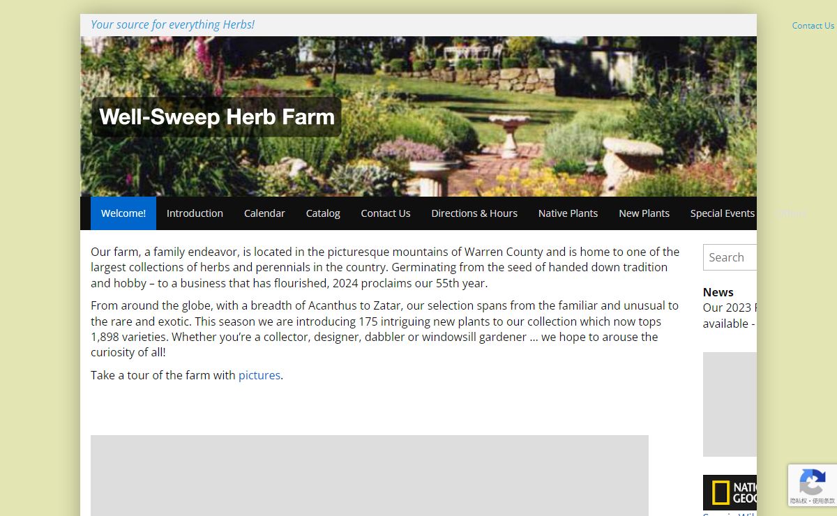 Welcome - Well Sweep Herb Farm