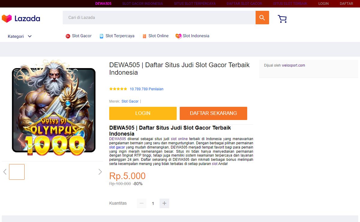DEWA505 | Daftar Situs Judi Slot Gacor Terbaik Indonesia