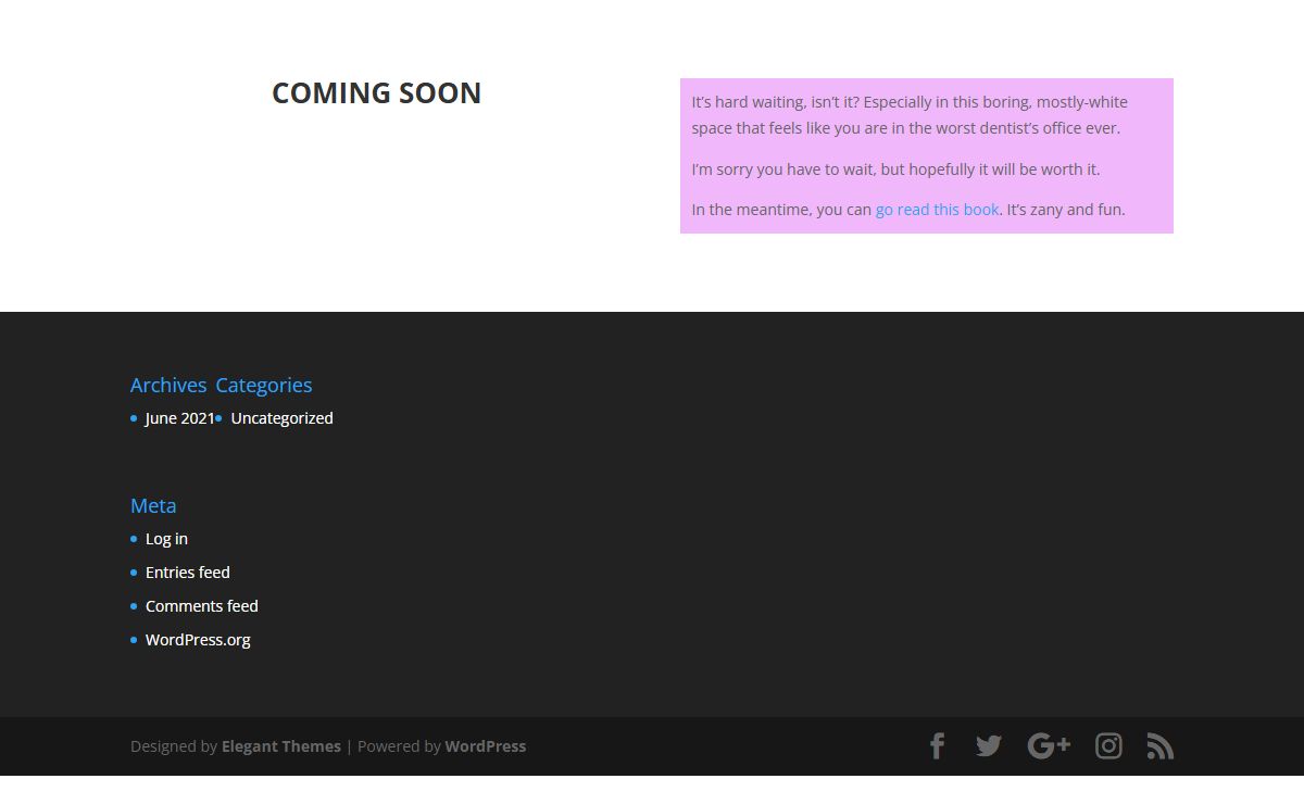 My blog – Just another WordPress site