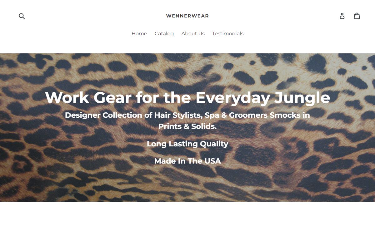 Salon smocks, plus size stylist jackets, vests and dog groomers aprons – WennerWear