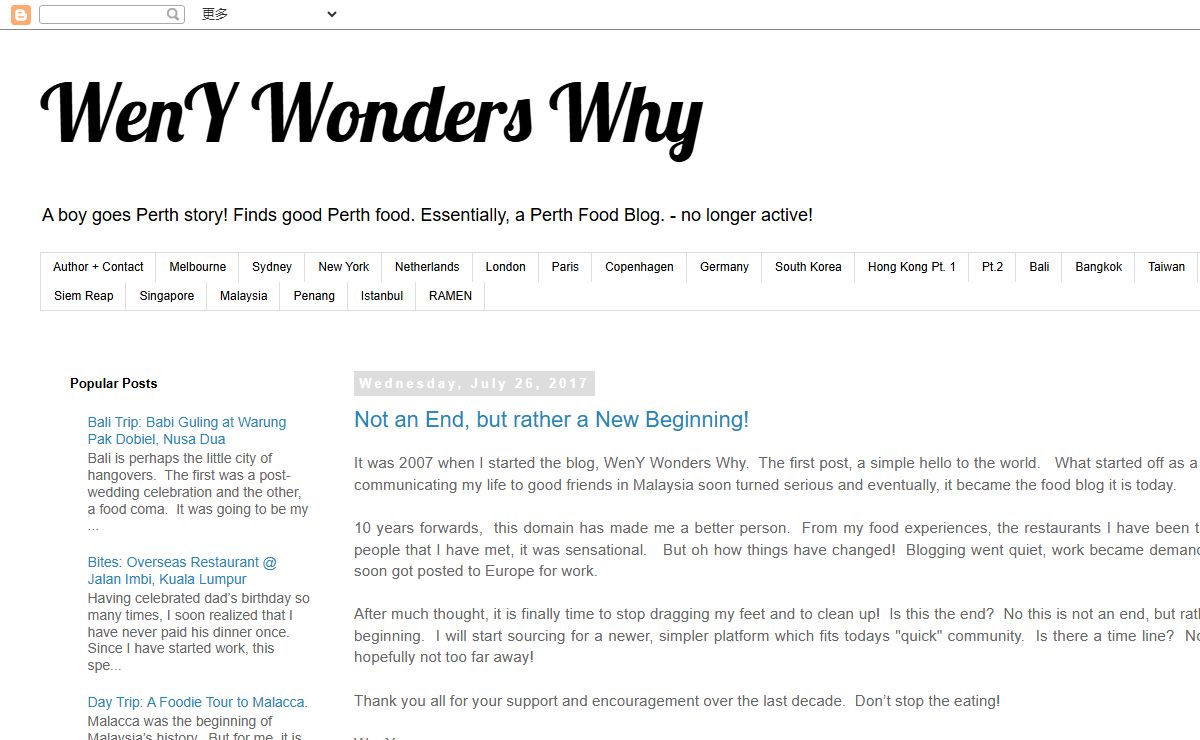 WenY Wonders Why