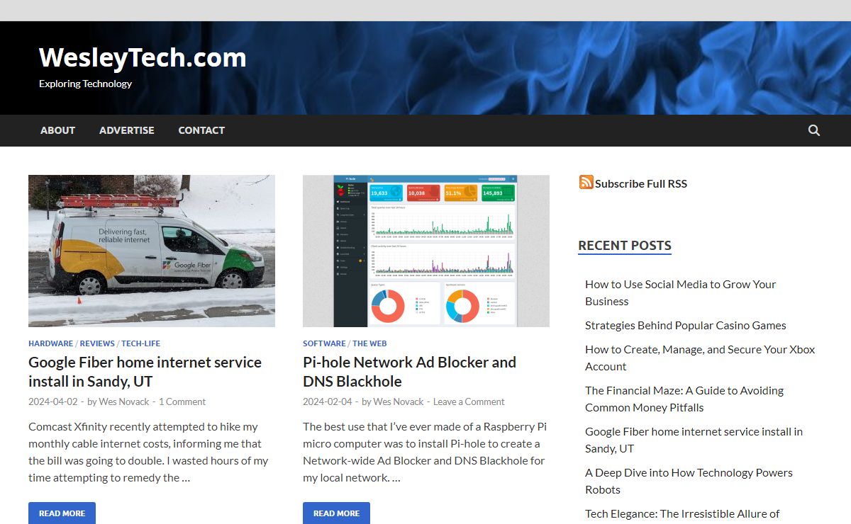 WesleyTech.com – Exploring Technology