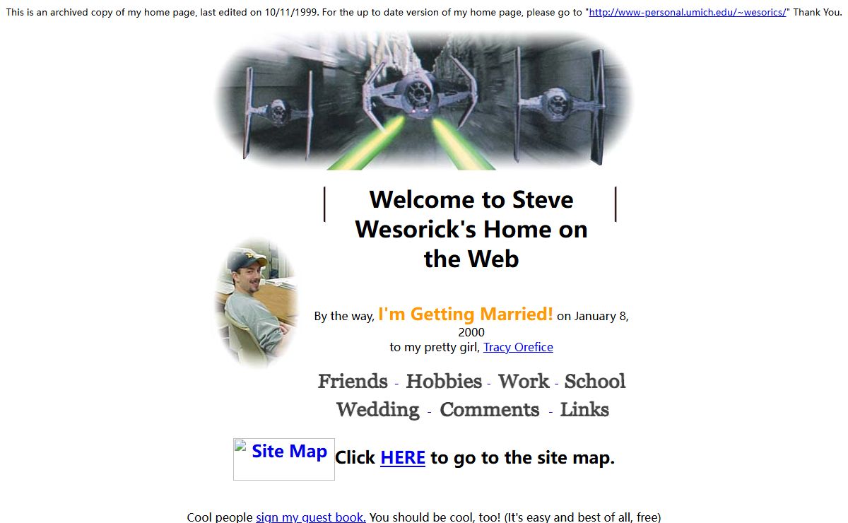 Steve Wesorick's Home on the Web