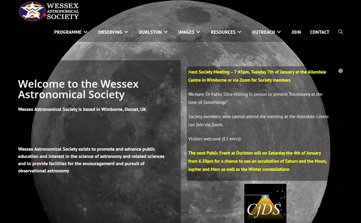 Wessex Astronomical Society – Wessex Astronomical Society