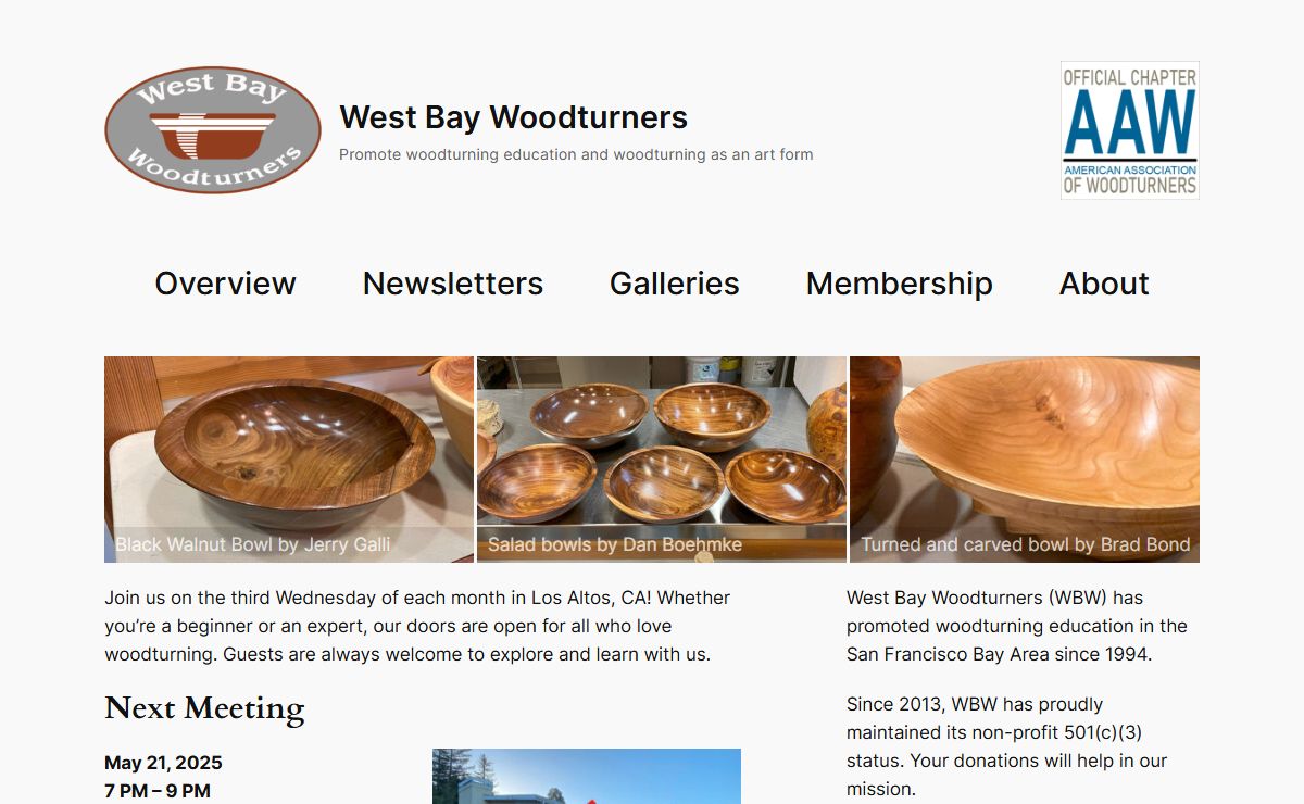Overview - West Bay Woodturners