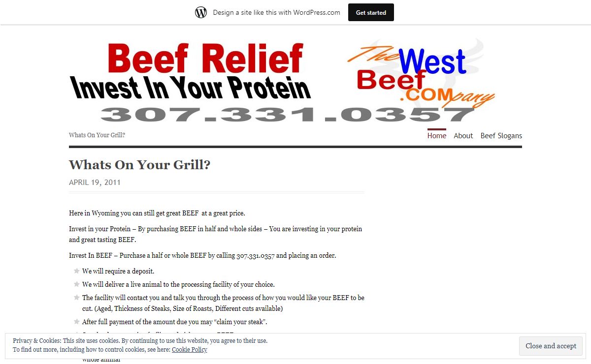 West Beef | Whats On Your Grill?