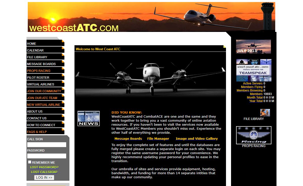 WestCoastATC :: Welcome