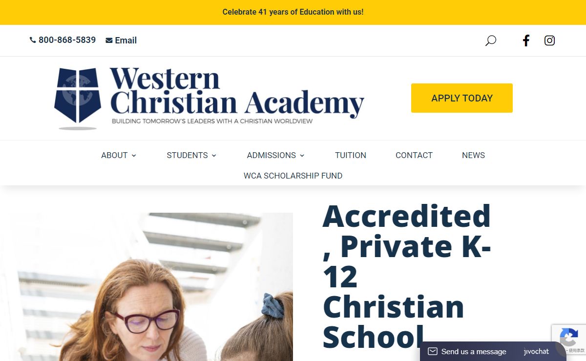 Western Christian Academy – Accredited, Private, Online School