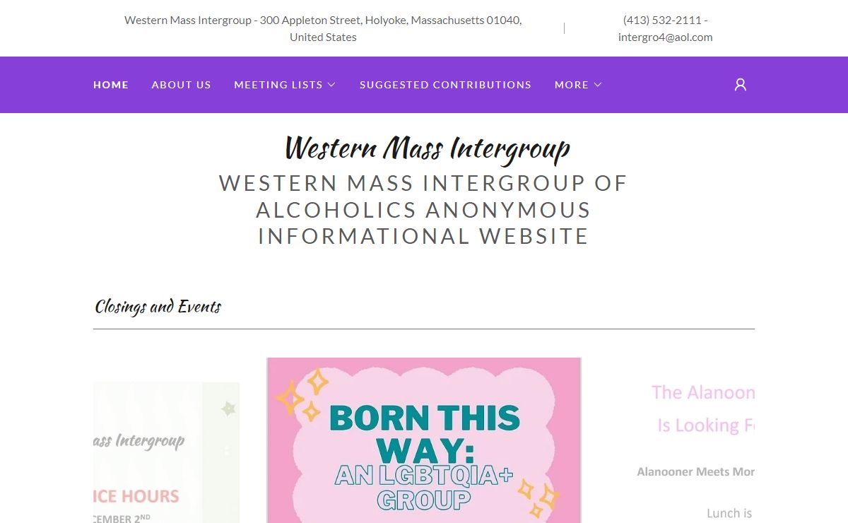 Western Mass Intergroup - Home