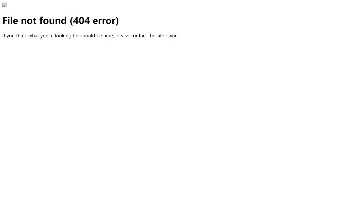 404 Not Found