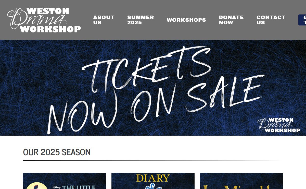 Weston Drama Workshop – Youth Repertory Theater at Regis College Fine Arts Center