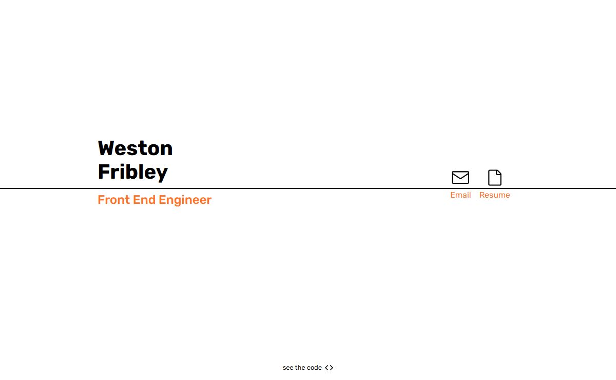 Weston Fribley