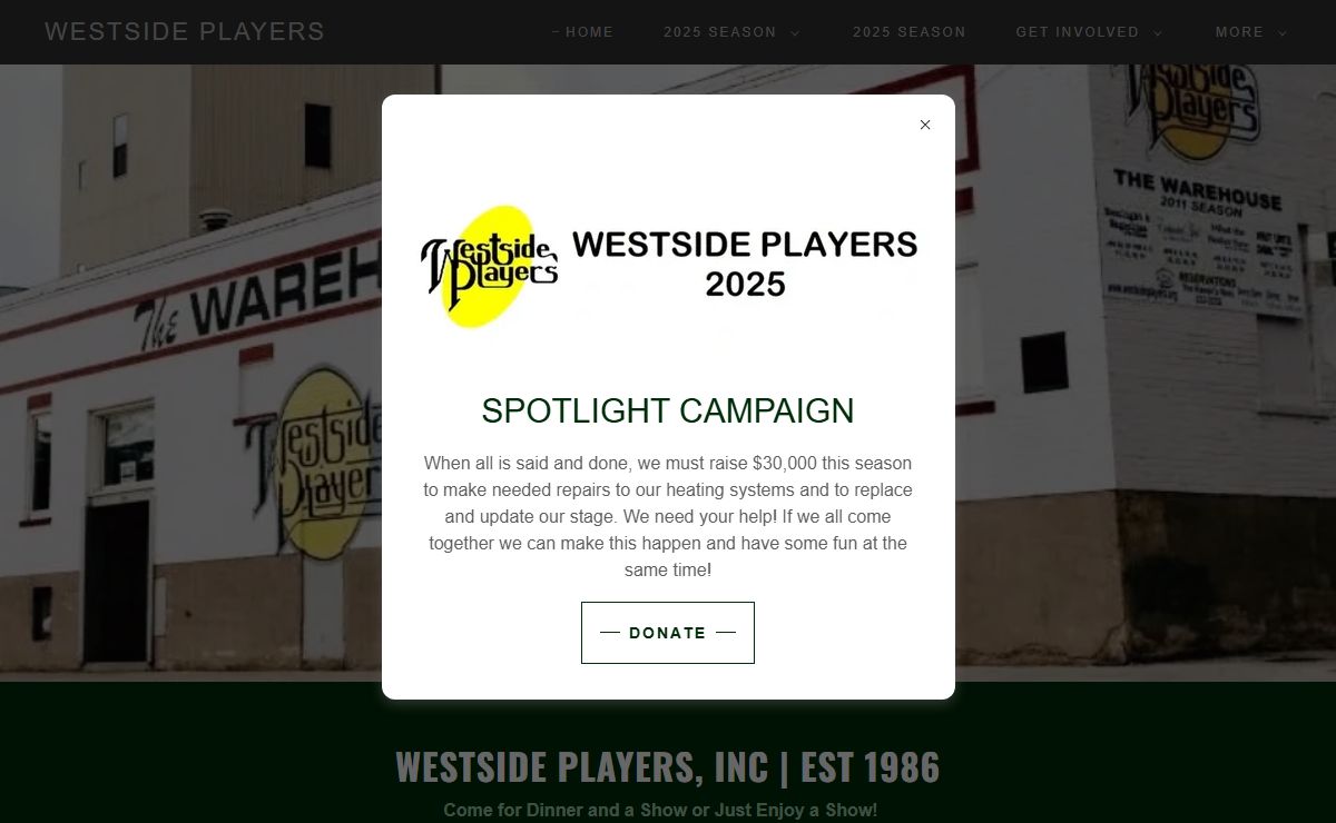 Dinner Theatre Date Night - Westside Players, Pocatello