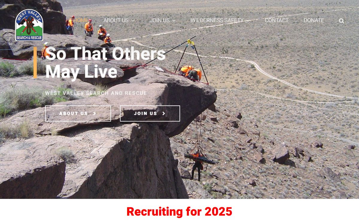 HOME · West Valley Search and Rescue · San Bernardino County