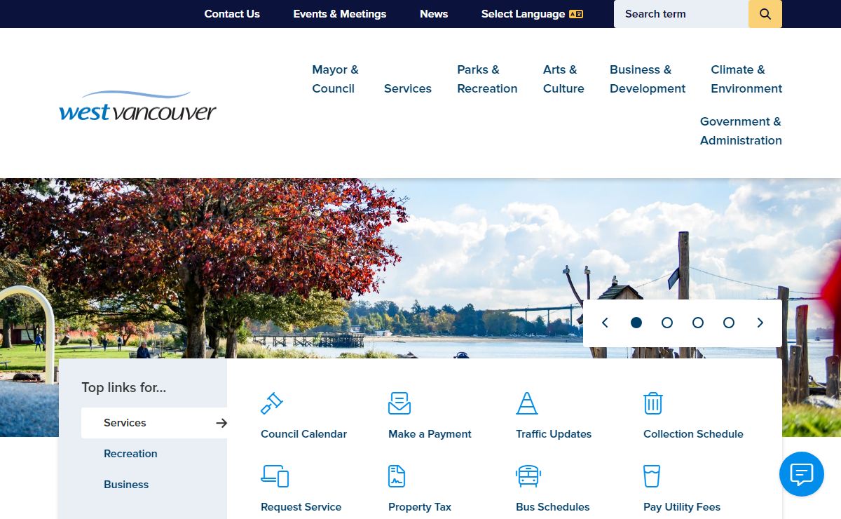 Homepage | District of West Vancouver