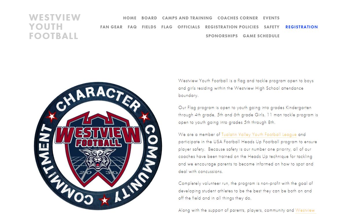 Westview Youth Football
