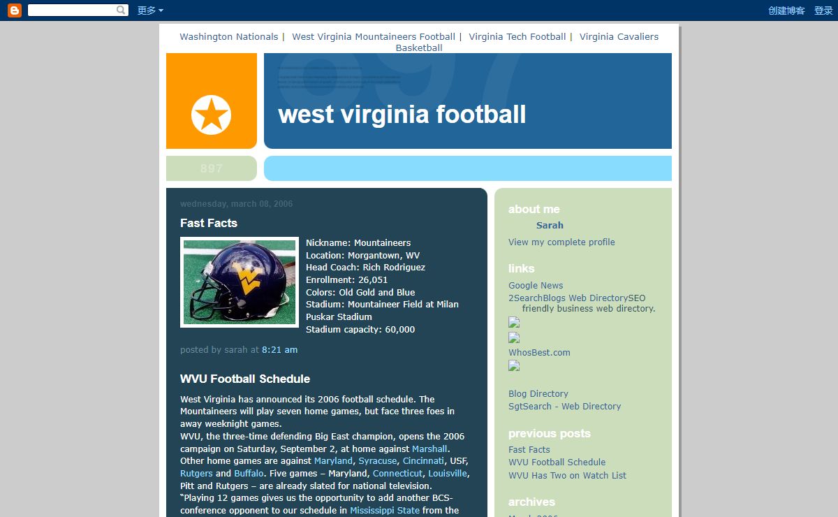 West Virginia Football