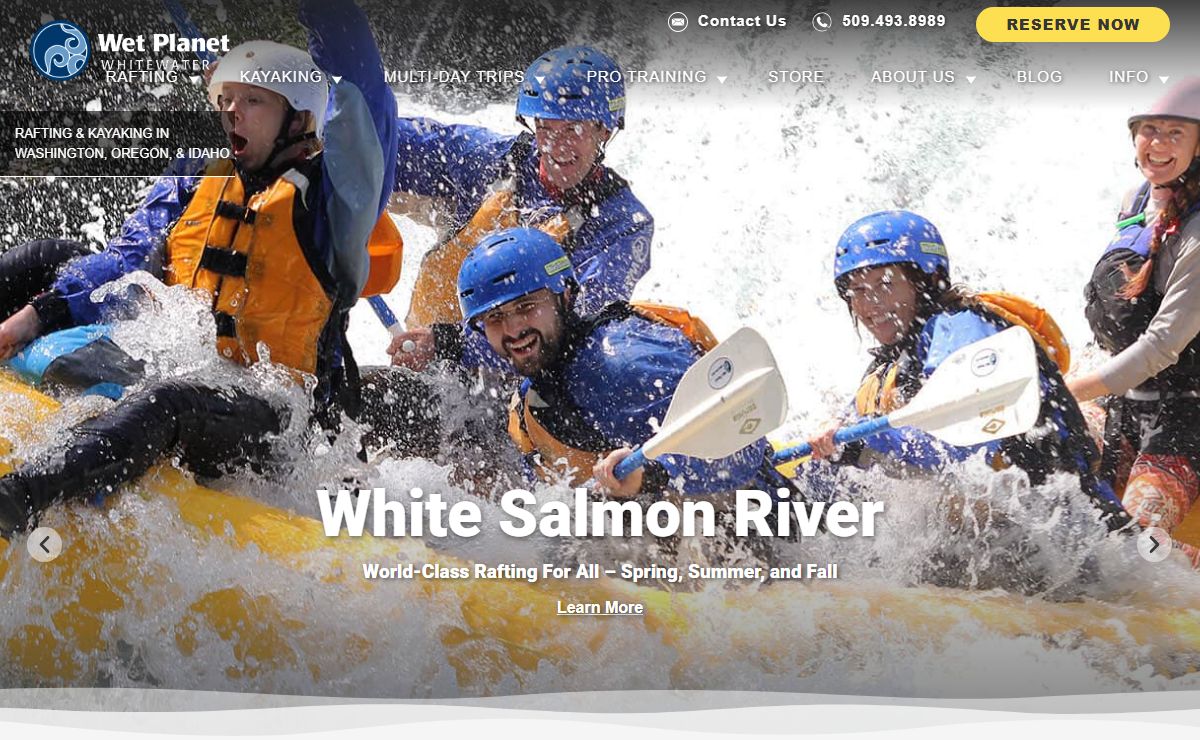 Whitewater Rafting in Oregon, Washington, Idaho - Wet Planet Whitewater