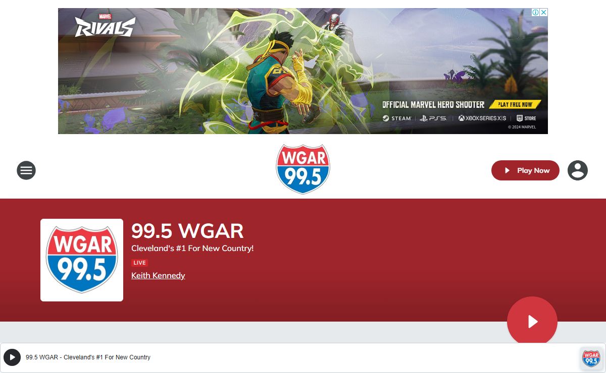 99.5 WGAR - Cleveland's #1 For New Country!