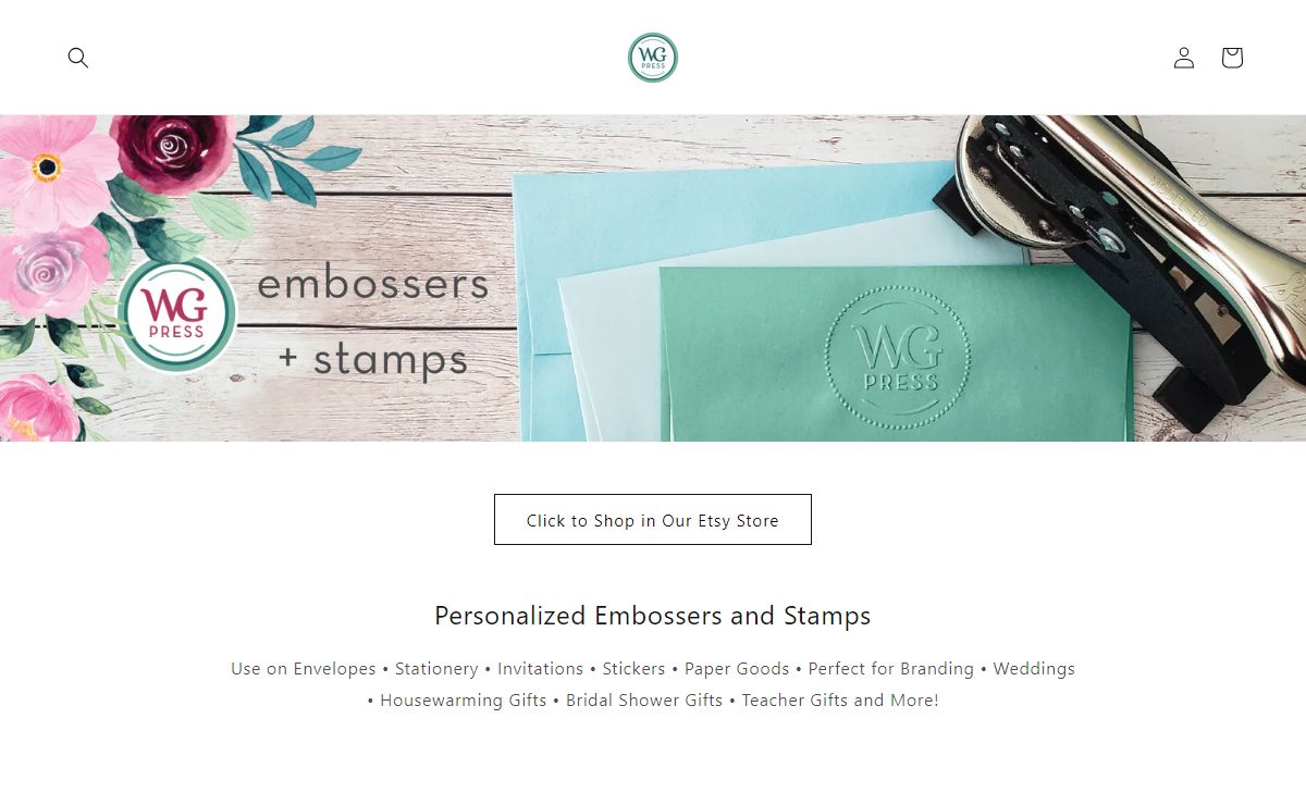 Embossers, Stamps, and Stickers by WGPress