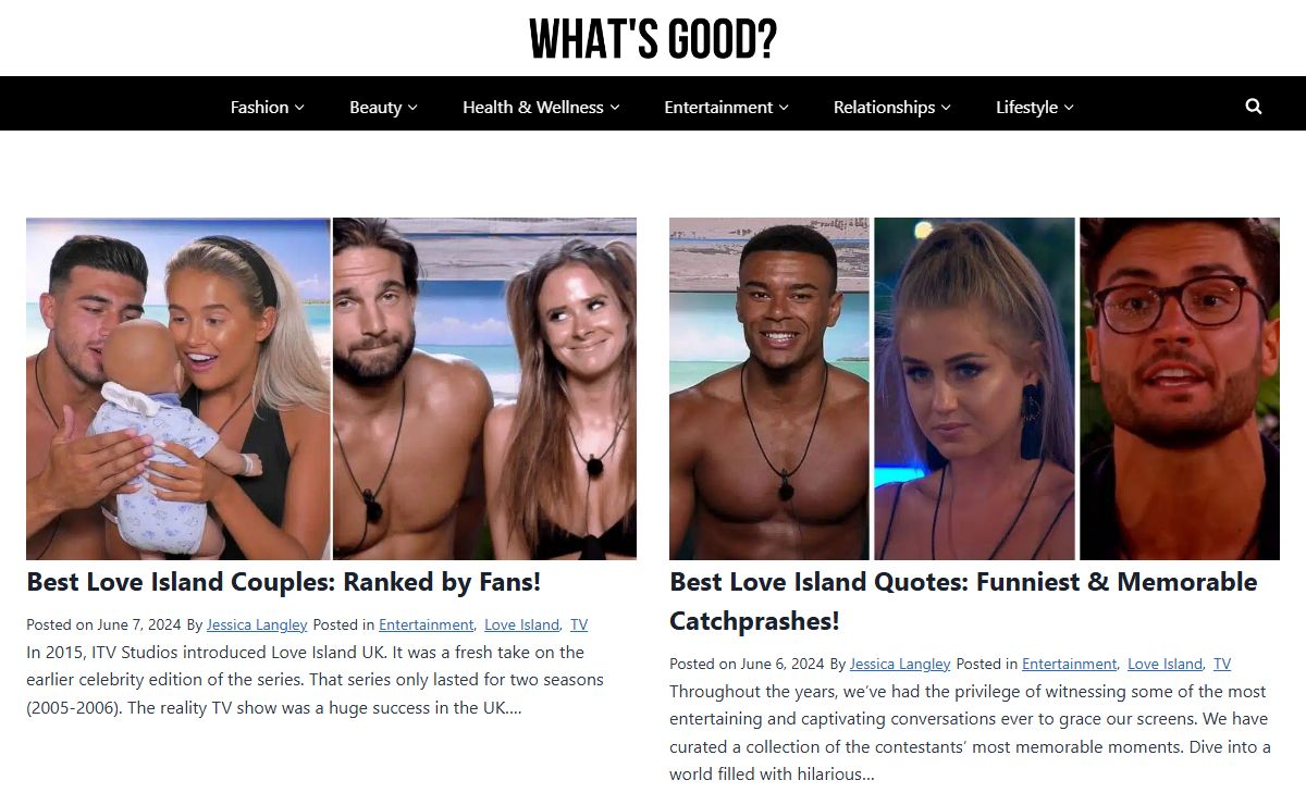 What's Good? - Look Good, Eat Good, Feel Good!