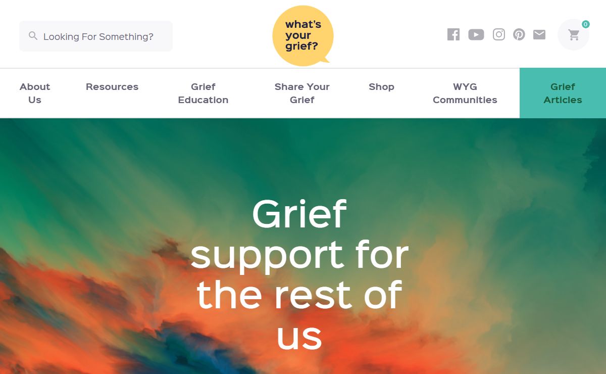 Whats your Grief - A Grief Website for the Rest of Us