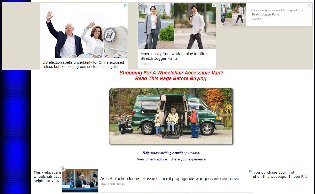 Before Purchasing Wheelchair Modified Van